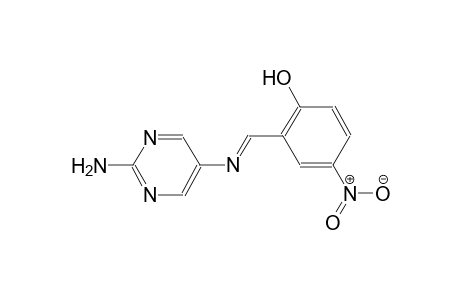 phenol, 2-[(E)-[(2-amino-5-pyrimidinyl)imino]methyl]-4-nitro-