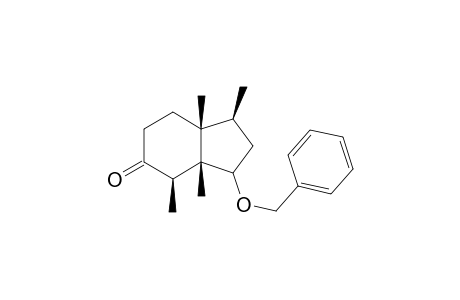 steroisomer 7-bezyloxy-r-1,c-5,c-6,c-9-tetramethylbicyclo[4.3.0]nonan-3-one
