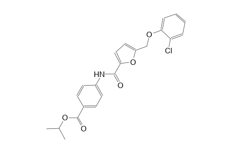 isopropyl 4-({5-[(2-chlorophenoxy)methyl]-2-furoyl}amino)benzoate