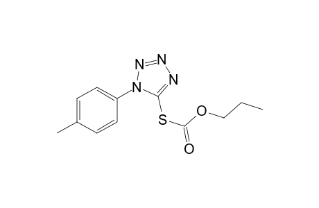 Carbonothioic acid, S-[1-(4-methylphenyl)-1H-tetrazol-5-yl]O-propyl ester