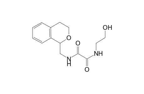 N'-(3,4-dihydro-1H-2-benzopyran-1-ylmethyl)-N-(2-hydroxyethyl)oxamide