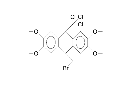 cis-10-Bromomethyl-9-trichloromethyl-2,3,6,7-tetramethoxy-9,10-dihydro-anthracene