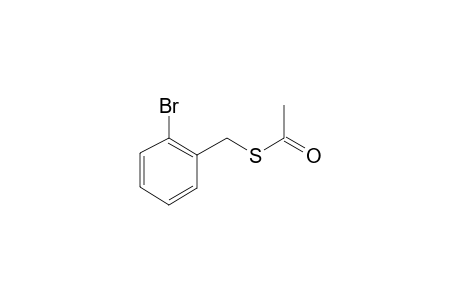 2-Bromobenzyl mercaptan, S-acetyl-