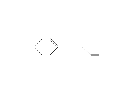 3,3-Dimethyl-1-(1-pentyn-4-en-1-yl)-1-cyclohexene