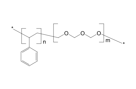 Styrene-trioxane copolymer