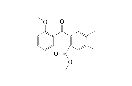 Methyl 2-(2-methoxybenzoyl)-4,5-dimethylbenzoate