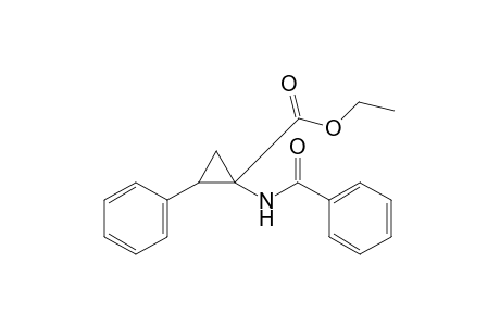 1-benzamido-2-phenylcyclopropanecarboxylic acid, ethyl ester