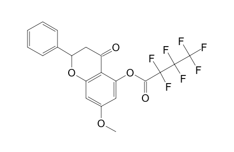 5-Hydroxy-7-methoxyflavanone, heptafluorobutyrate