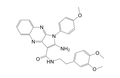 2-amino-N-[2-(3,4-dimethoxyphenyl)ethyl]-1-(4-methoxyphenyl)-1H-pyrrolo[2,3-b]quinoxaline-3-carboxamide