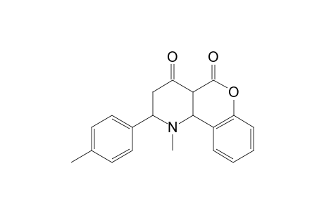 1-Methyl-2-(4-methylphenyl)hexahydropyridino[5,6-c]benzopyran-4,5-dione
