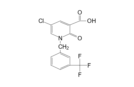 5-CHLORO-1,2-DIHYDRO-2-OXO-1-[m-(TRIFLUOROMETHYL)BENZYL]NICOTINIC ACID
