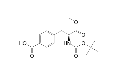 L-Phenylalanine, 4-carboxy-N-[(1,1-dimethylethoxy)carbonyl]-, .alpha.-methyl ester