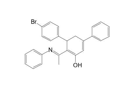 3-(4-Bromo-phenyl)-5-phenyl-2-(1-phenylimino-ethyl)-cyclohexa-1,5-dienol