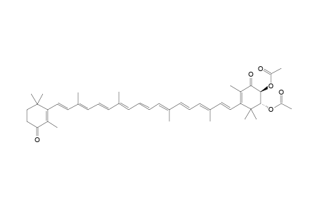 (2R,3S)-2,3-Diacetoxy-.beta.,.beta.-carotene-4,4'-dione
