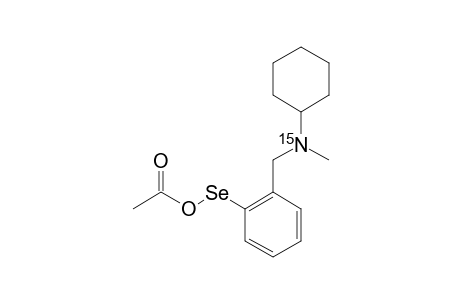 2-[(N-CYCLOHEXYL-N-METHYLAMINO)-METHYL]-BENZENESELENENYL-ACETATE