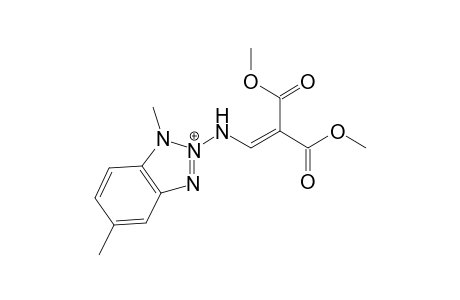 Dimethyl 1-{[2',5'-dimethylbenz-(1',2',3' )-triazol-2'-yl]amino}ethene-2,2-dicarboxylate
