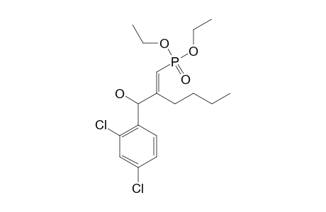 (E)-2-butyl-1-(2,4-dichlorophenyl)-3-diethoxyphosphoryl-prop-2-en-1-ol