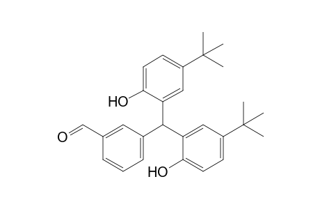 3-[bis(5-tert-butyl-2-hydroxy-phenyl)methyl]benzaldehyde