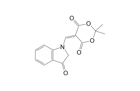 2,2-Dimethyl-5-(3-oxo-2,3-dihydro-1H-indol-1-ylmethylene)-1,3-dioxane-4,6-dione