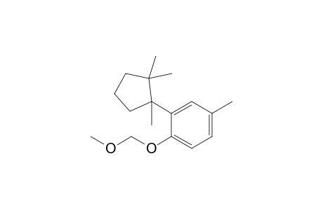 1,1,2-Trimethyl-2-(2-methoxymethoxy-5-methylphenyl)cyclopentane