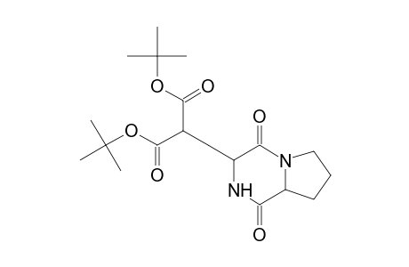 2-[(1,4-diketo-2,3,6,7,8,8a-hexahydropyrrolo[1,2-a]pyrazin-3-yl)methyl]malonic acid ditert-butyl ester