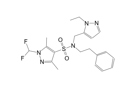 1H-pyrazole-4-sulfonamide, 1-(difluoromethyl)-N-[(1-ethyl-1H-pyrazol-5-yl)methyl]-3,5-dimethyl-N-(2-phenylethyl)-