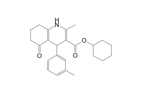3-quinolinecarboxylic acid, 1,4,5,6,7,8-hexahydro-2-methyl-4-(3-methylphenyl)-5-oxo-, cyclohexyl ester