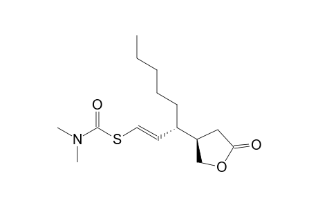 Carbamothioic acid, dimethyl-, S-[3-(tetrahydro-5-oxo-3-furanyl)-1-octenyl]ester, [R*,R*-(E)]-