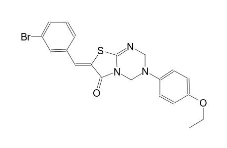 (7Z)-7-(3-bromobenzylidene)-3-(4-ethoxyphenyl)-3,4-dihydro-2H-[1,3]thiazolo[3,2-a][1,3,5]triazin-6(7H)-one