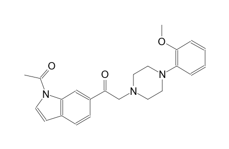 ethanone, 1-(1-acetyl-1H-indol-6-yl)-2-[4-(2-methoxyphenyl)-1-piperazinyl]-