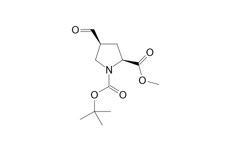 1-(tert-butyl) 2-methyl (2S,4S)-4-formylpyrrolidine-1,2-dicarboxylate