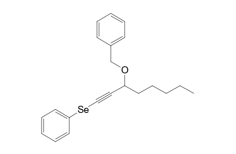 (3-phenylmethoxyoct-1-ynylseleno)benzene