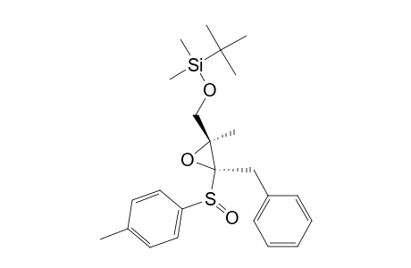(-)-2R,3R)-2,3-epoxy-1-(tert-butyldimethylsiloxy)-2-methyl-4-phenyl-3-(p-tolylsulfinyl)butane
