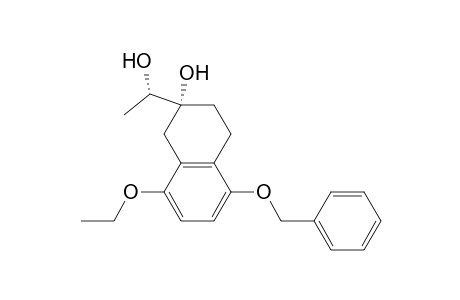 2-Naphthalenemethanol, 8-ethoxy-1,2,3,4-tetrahydro-2-hydroxy-.alpha.-methyl-5-(phenylmethoxy)-, (R*,S*)-(.+-.)-