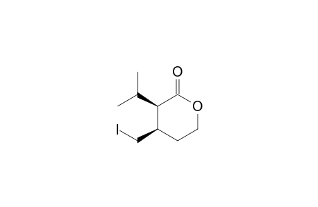 cis-4-Iodomethyl-3-(1-methylethyl)tetrahydro-2H-pyran-2-one
