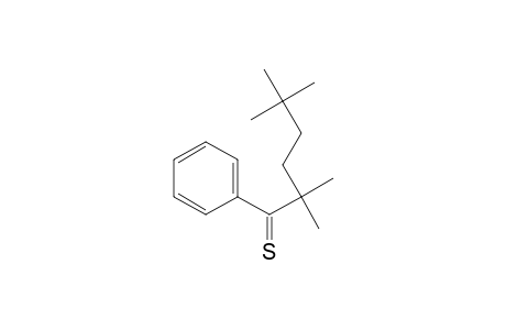 1-Hexanethione, 2,2,5,5-tetramethyl-1-phenyl-