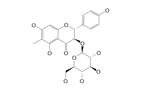 (2-R,3-R)-6-METHYLAROMADENDRIN_3-O-BETA-D-GLUCOPYRANOSIDE