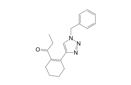1-(2-(1-benzyl-1H-1,2,3-triazol-4-yl)cyclohex-1-en-1-yl)propan-1-one