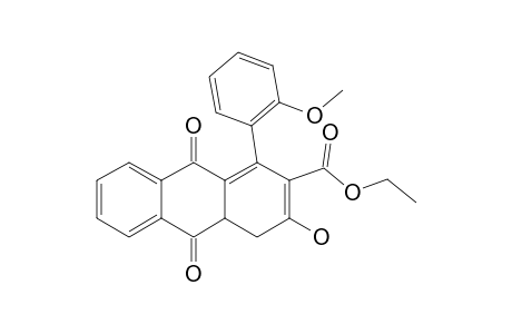 1-(2-METHOXYPHENYL)-2-ETHOXYCARBONYL-3-HYDROXY-4,4A-DIHYDRO-9,10-ANTHRAQUINONE