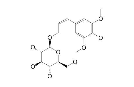 3-(4-HYDROXY-3,5-DIMETHOXY)-PHENYL-2E-PROPENYL-1-BETA-D-GLUCOPYRANOSIDE;SINAPOYL-9-O-BETA-D-GLUCOPYRANOSIDE