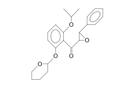 2'-Isopropoxy-6'-(tetrahydro-pyran-2-yl-oxy)-chalcone epoxide