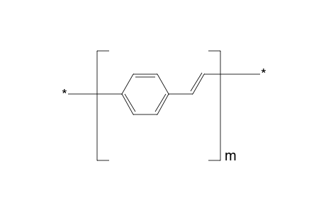 Crosslinked poly(dimethyl-ethylenephenylene)