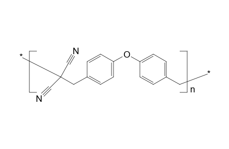 Poly(dicyanomethine-4,4'-dimethylene-diphenyl ether)