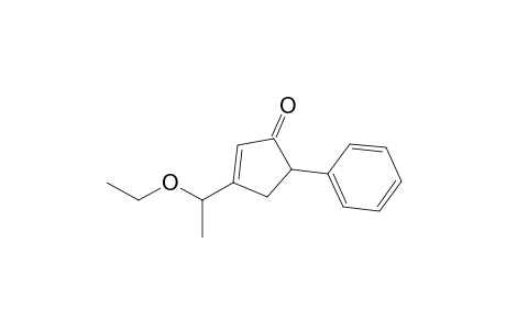 1-[1'-(Ethoxy)ethyl]-4-phenylcyclopent-1-en-3-one
