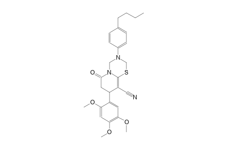 2H,6H-pyrido[2,1-b][1,3,5]thiadiazine-9-carbonitrile, 3-(4-butylphenyl)-3,4,7,8-tetrahydro-6-oxo-8-(2,4,5-trimethoxyphenyl)-