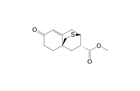 METHYL-(3R*,8AR*,10S*)-3,4,7,8-TETRAHYDRO-6-OXO-6H-3,8A-ETHANO-1H-2-BENZOTHIOPYRAN-10-CARBOXYLATE