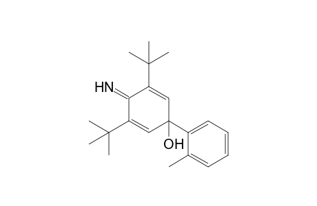 3,5-ditert-butyl-4-imino-1-(2-methylphenyl)-1-cyclohexa-2,5-dienol