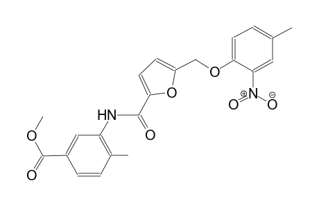 methyl 4-methyl-3-({5-[(4-methyl-2-nitrophenoxy)methyl]-2-furoyl}amino)benzoate