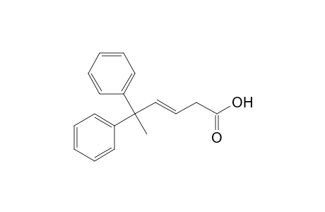 trans-5,5-diphenyl-3-hexenoic acid