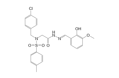 N-(4-chlorobenzyl)-N-{2-[(2E)-2-(2-hydroxy-3-methoxybenzylidene)hydrazino]-2-oxoethyl}-4-methylbenzenesulfonamide